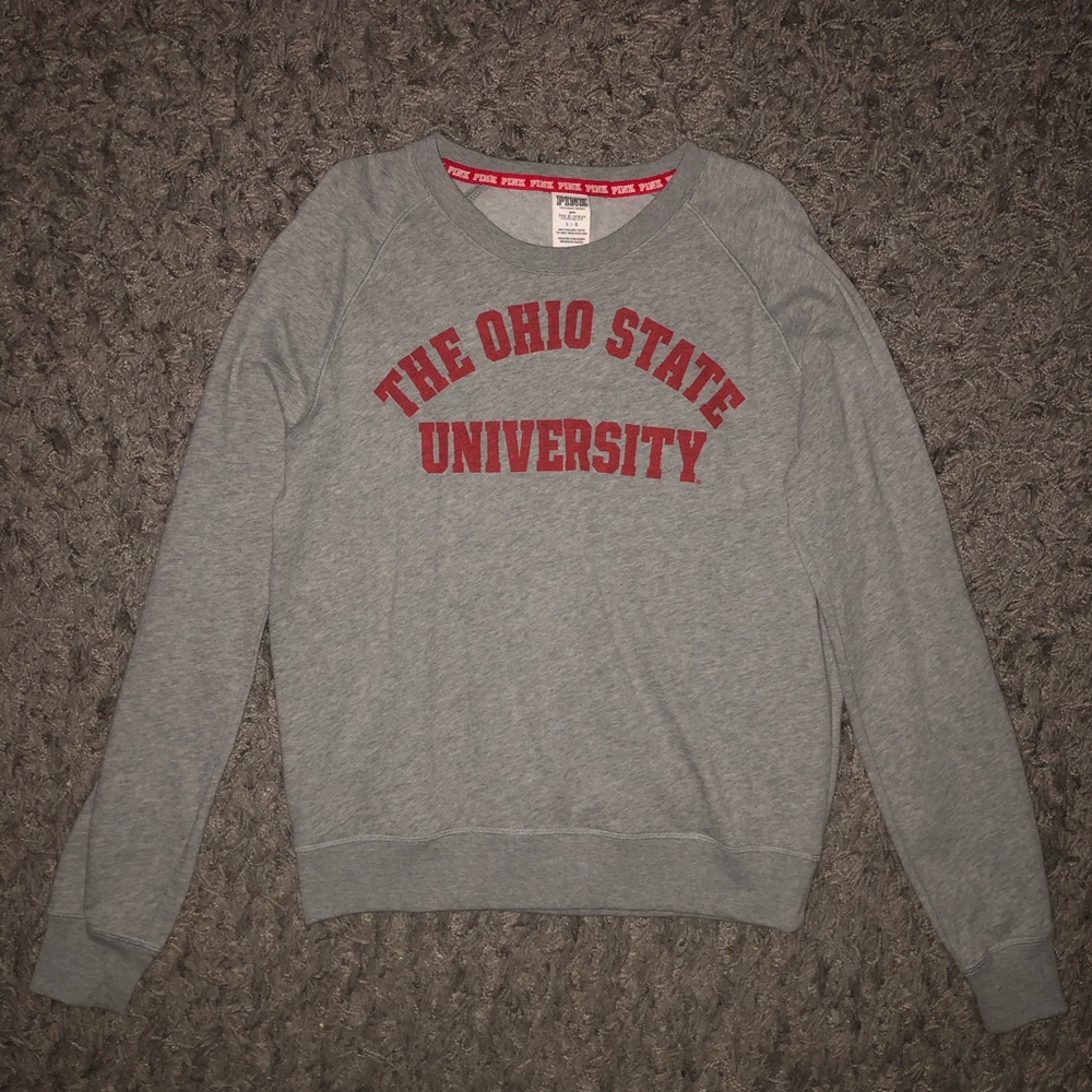 Victoria’s Secret PINK OSU The Ohio State University Sweatshirt, Size L